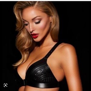 NWT Honey Birdette Leather Casey Bra
